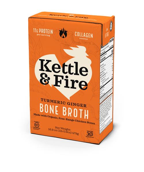 Turmeric Ginger Chicken Bone Broth Turmeric bone broth [11g Protein
