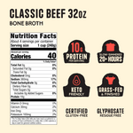4-Pack: Beef Bone Broth - 32oz