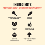 4 Pack: Chicken Low Sodium Cooking Broth - 32oz