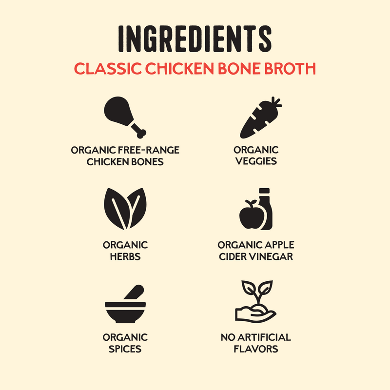 Chicken Bone Broth - 16.9 oz