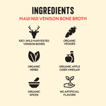 Maui Nui Venison Bone Broth - 16.9 oz