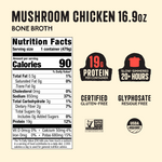 Mushroom Chicken Bone Broth - 16.9 oz