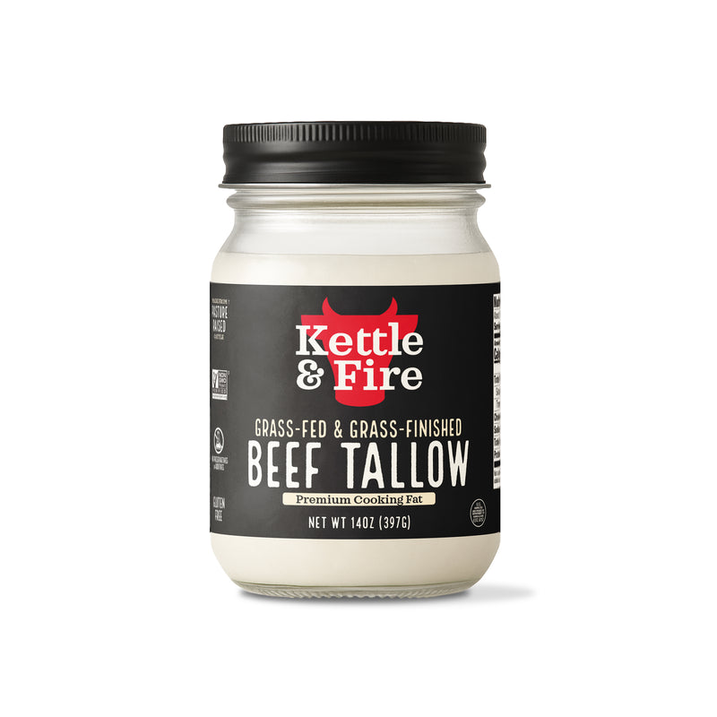100% Grass-Fed & Finished Beef Tallow - 14 oz