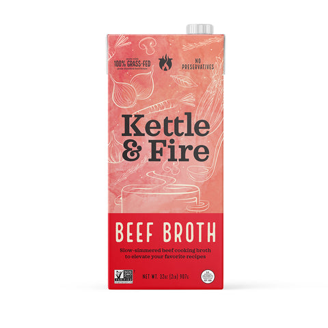 6 Pack: Beef Cooking Broth - 32oz