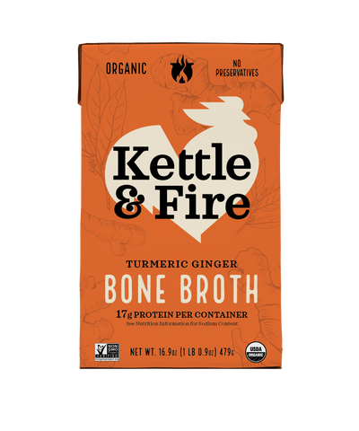 Turmeric Ginger Chicken Bone Broth - 16.9 oz