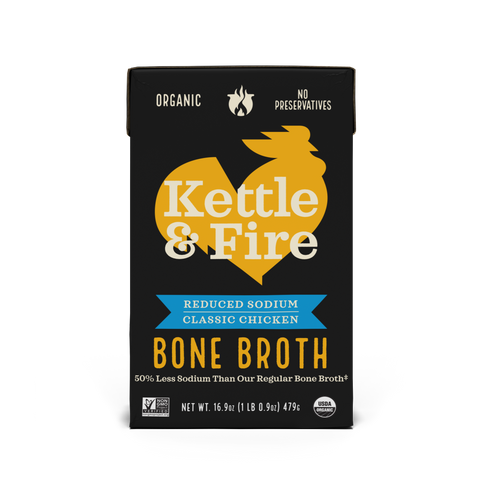 Reduced Sodium Chicken Bone Broth - 16.9 oz