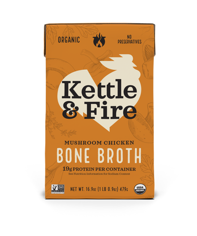 Mushroom Chicken Bone Broth - 16.9 oz