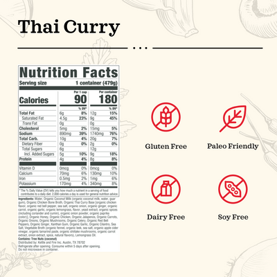 Thai Curry Soup (Made With Bone Broth) Soups Kettle & Fire