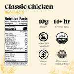 4 Pack: Chicken Bone Broth - 32oz