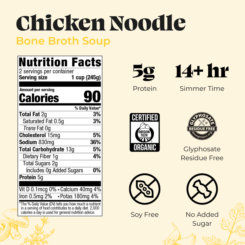 Chicken Noodle Hearty Soup