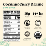 Coconut Curry & Lime Chicken Bone Broth - 16.9 oz