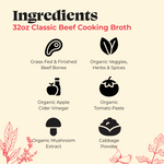 4 Pack: Beef Cooking Broth