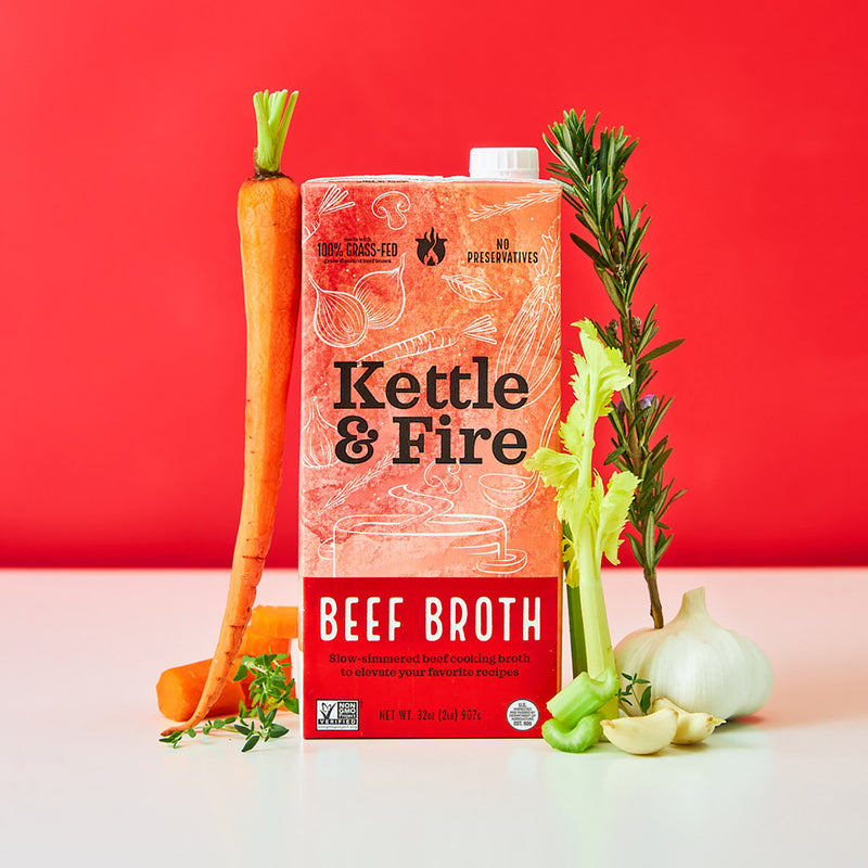 6 Pack: Beef Cooking Broth - 32oz