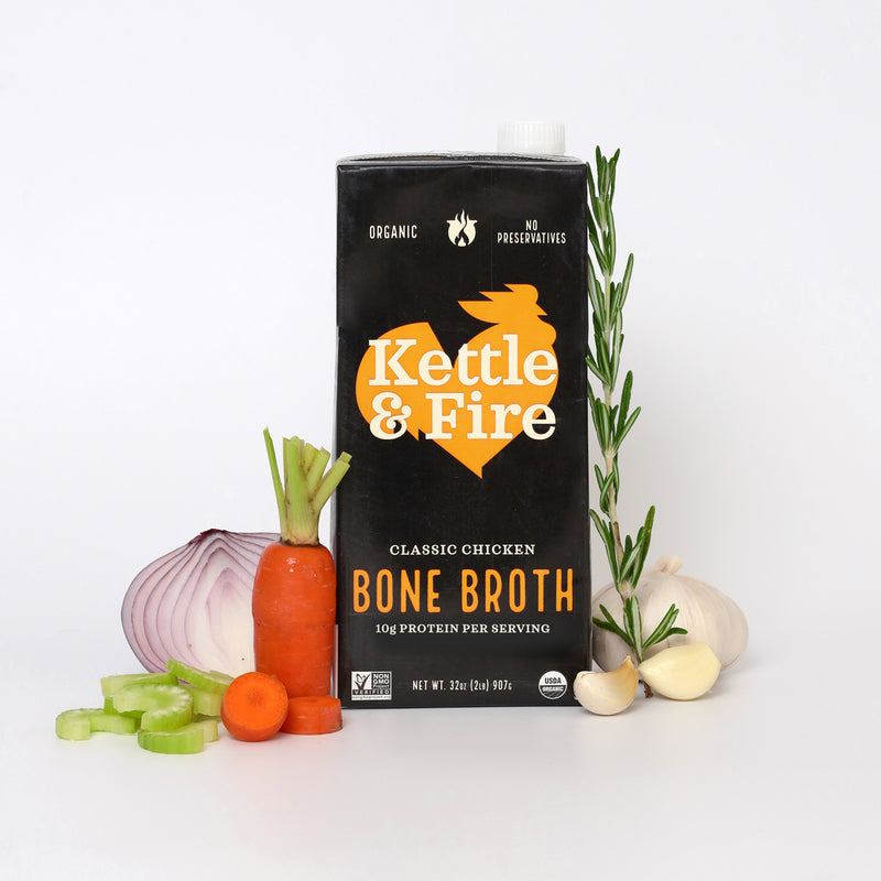 4 Pack: Chicken Bone Broth - 32oz