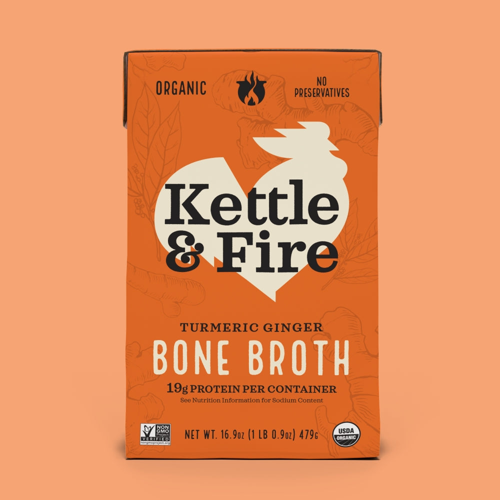Turmeric Ginger Chicken Bone Broth Turmeric bone broth [11g Protein