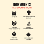 4 Pack: Beef Cooking Broth 32oz
