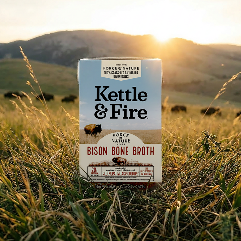 Bison Bone Broth - 16.9 oz