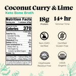 Coconut Curry & Lime Chicken Bone Broth - 16.9 oz