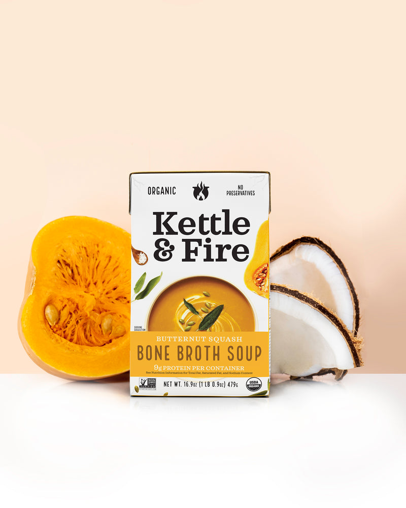 Butternut Squash Soup (Made With Bone Broth) - 16.9 oz