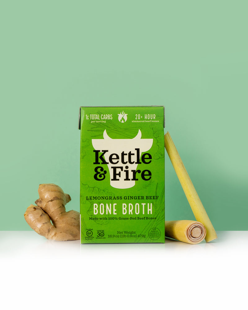 Lemongrass Ginger Beef Bone Broth - 16.9 oz
