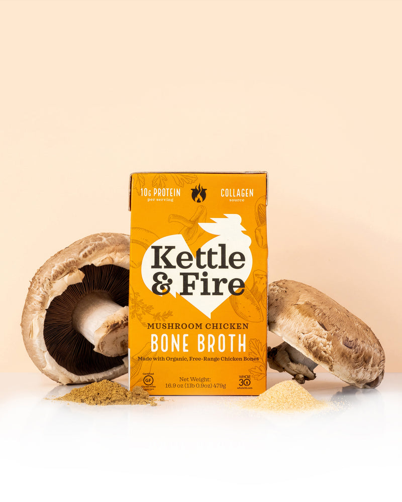 Mushroom Chicken Bone Broth - 16.9 oz
