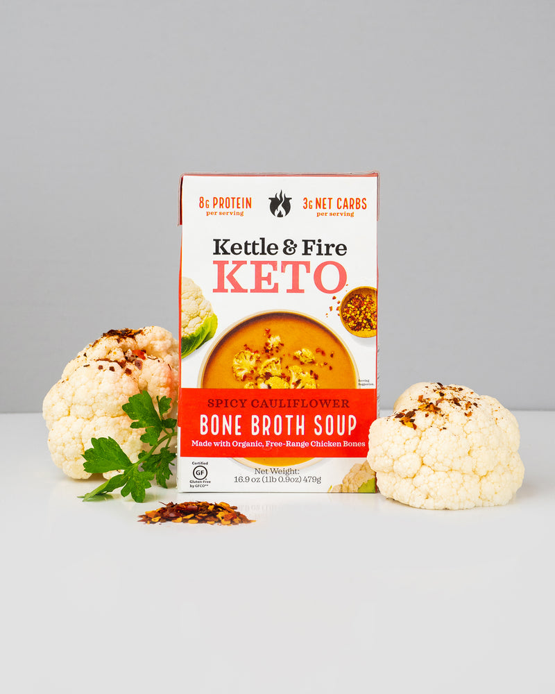 Spicy Cauliflower Keto Soup - 16.9 oz