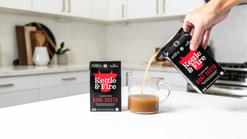 100% Grass-fed Beef Bone Broth - 16.9 oz