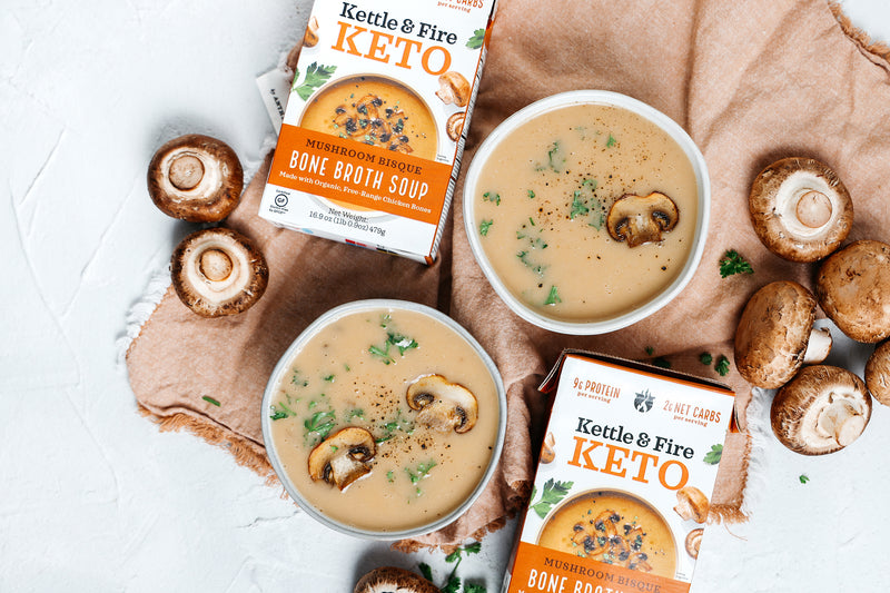 Mushroom Bisque Keto Soup - 16.9 oz