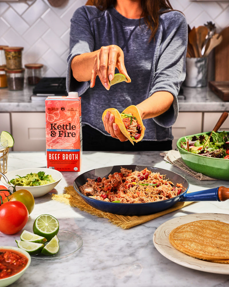 4 Pack: Beef Low Sodium Cooking Broth 32oz