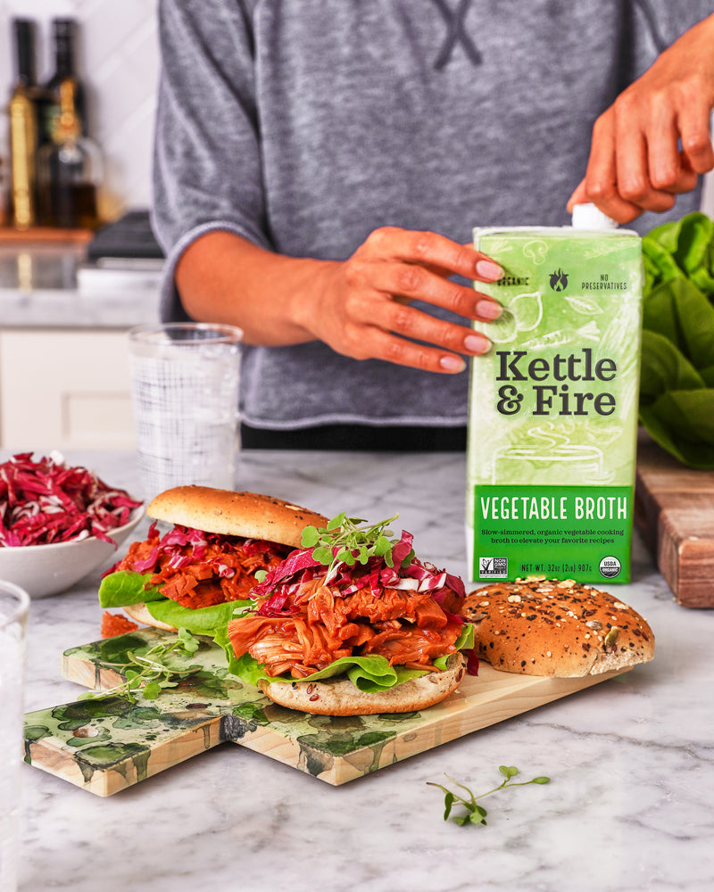 4 Pack: Vegetable Broth - 32oz