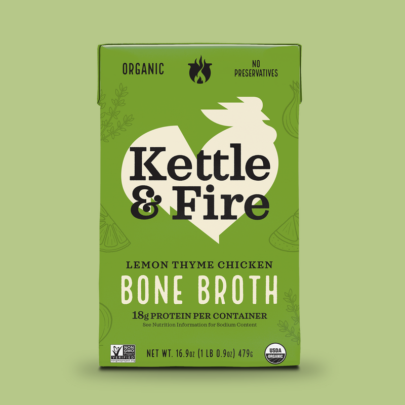 Lemon Thyme Chicken Bone Broth