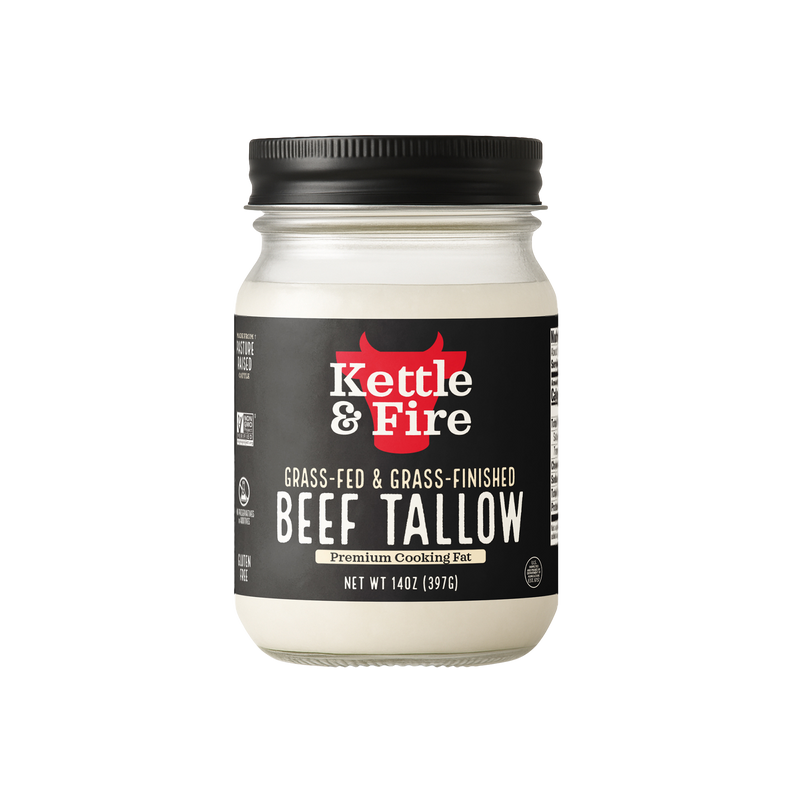 100% Grass-Fed & Finished Beef Tallow - 14 oz