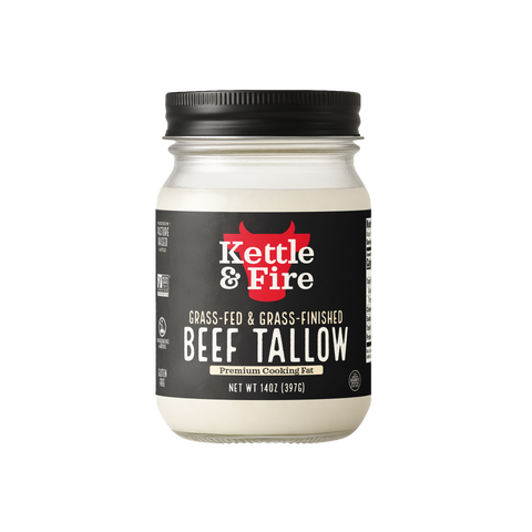 100% Grass-Fed & Finished Beef Tallow - 14 oz
