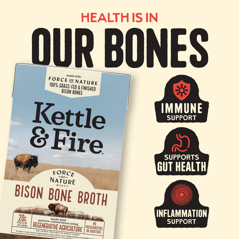 Bison Bone Broth - 16.9 oz