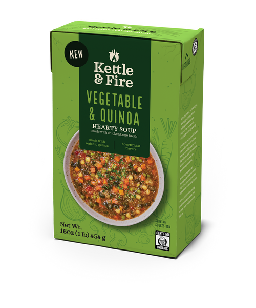 Vegetable & Quinoa Hearty Soup [10g Protein/serving] – Kettle & Fire