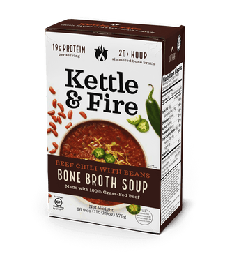 Grass-Fed Beef Chili (Made With Bone Broth) Soups Kettle & Fire 