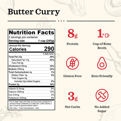 Butter Curry Keto Soup Keto Soups Kettle & Fire 