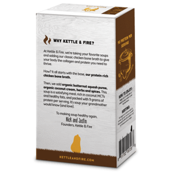 Butternut Squash Soup Made With Bone Broth Soups Kettle & Fire 