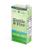 Low Sodium Vegetable Cooking Broth 32oz Kettle & Fire