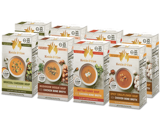 8-Pack: Keto Soups Bundle Bundle Kettle & Fire 