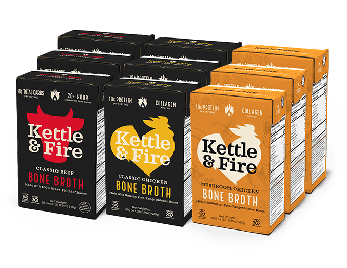 9-Pack: Variety Bundle Bone Broth Kettle & Fire 