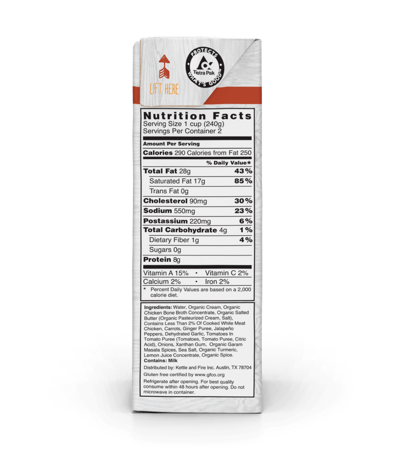 Butter Curry Keto Soup Keto Soups Kettle & Fire 