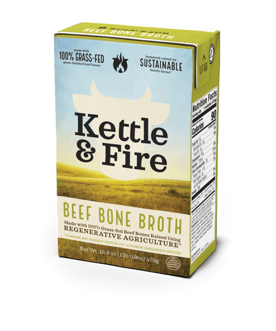 Regenerative Beef Bone Broth - 16.9 oz Regenerative Kettle & Fire 