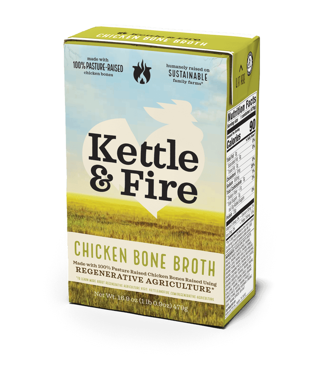 Regenerative Chicken Bone Broth - 16.9 oz Regenerative Kettle & Fire 