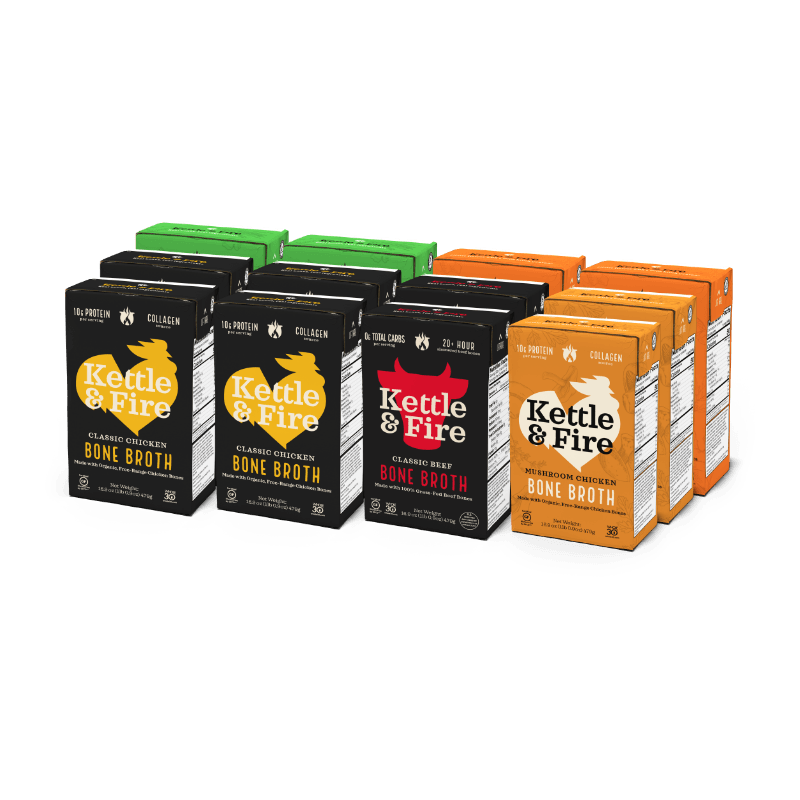 12 Pack: Gut reset pro pack Bundle Kettle & Fire 