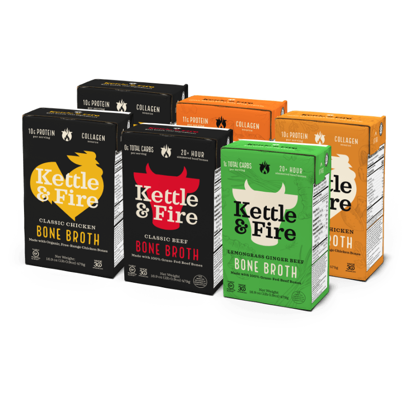 6 Pack: Gut reset starter pack Bundle Kettle & Fire 