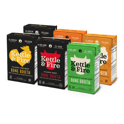 6 Pack: Gut reset starter pack Bundle Kettle & Fire 