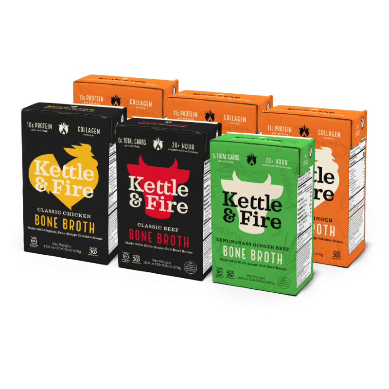 6 Pack: Inflammation recovery starter pack Bundle Kettle & Fire 