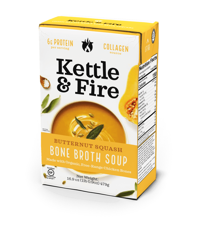 Butternut Squash Soup Made With Bone Broth Soups Kettle & Fire 