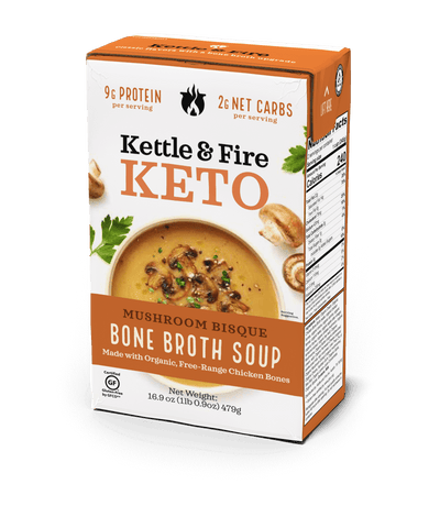 Mushroom Bisque Keto Soup Keto Soups Kettle & Fire 